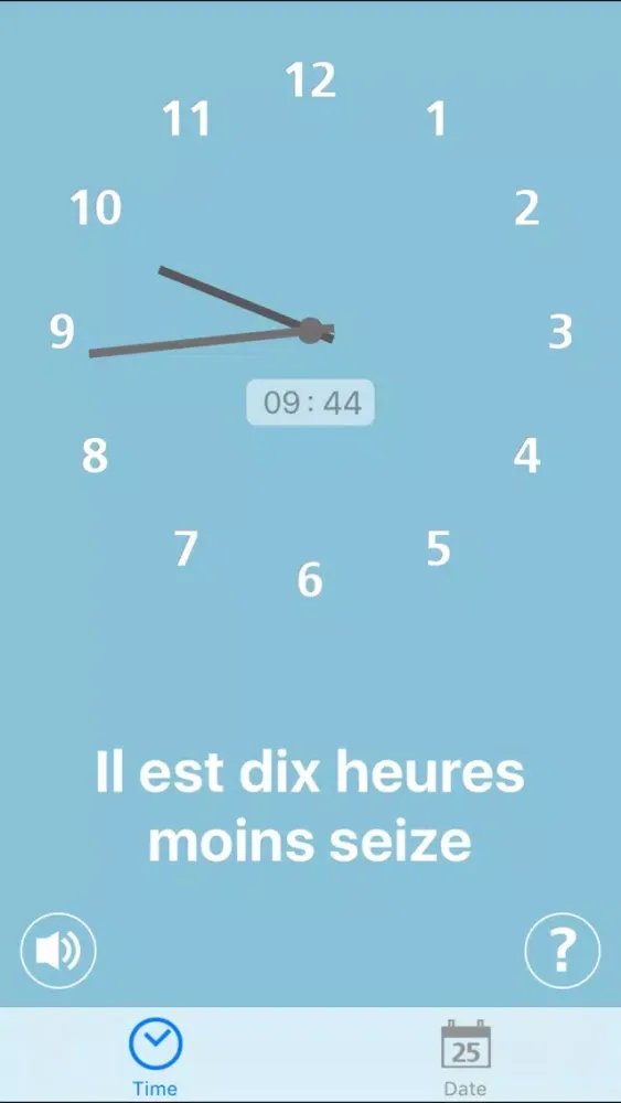 Скриншоты Telling Time in French