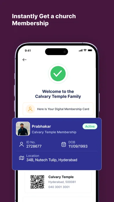 Screenshot di Calvary Temple India