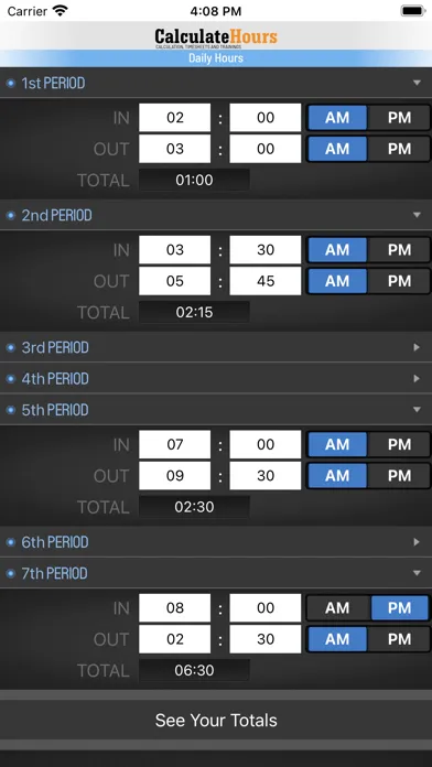 Calculate Hours Worked应用截图