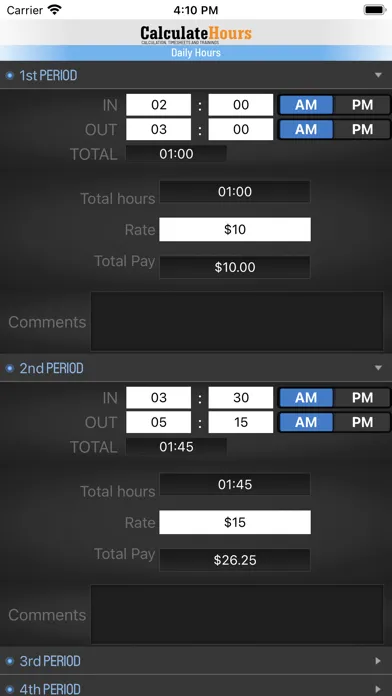 Calculate Hours Worked应用截图