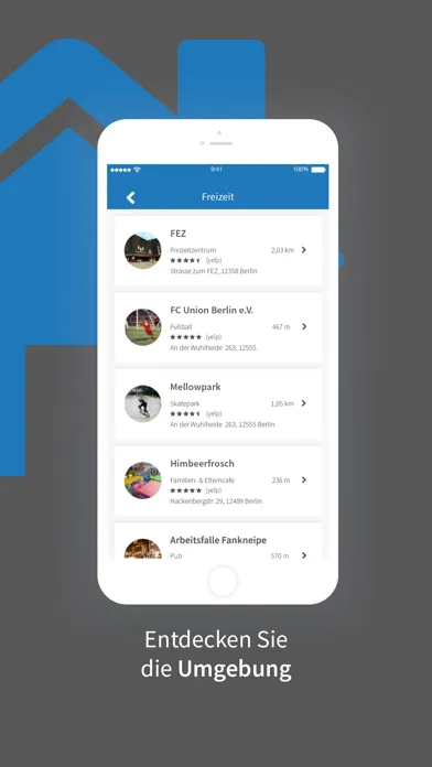 facilioo Kundenapp Ekran Görüntüleri