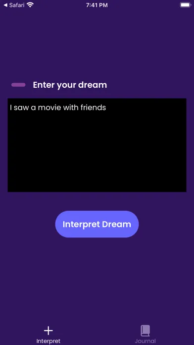 Скриншоты Dream Interpreter AI