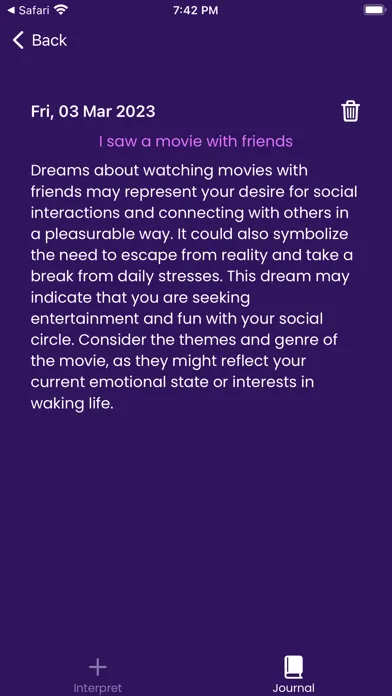 Скриншоты Dream Interpreter AI