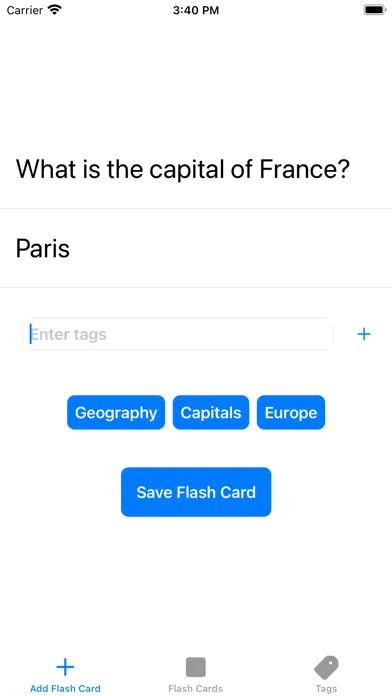 FlashTag - Flashcard Organizer स्क्रीनशॉट