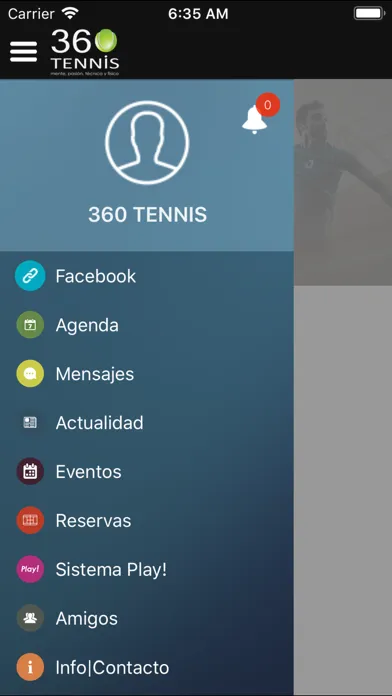 Ảnh chụp màn hình của 360 Tennis