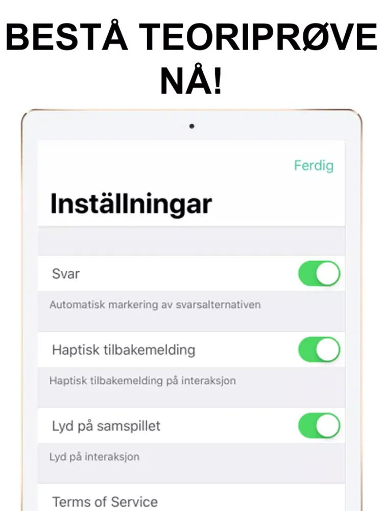 Teoriprøven Bil Teoritentamen iPad  Screenshots