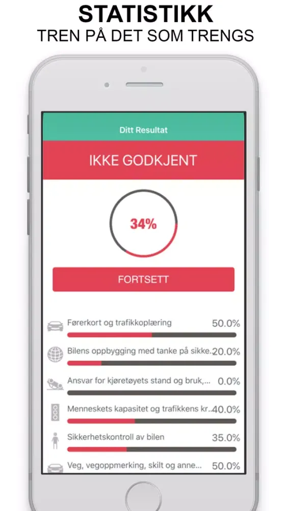Teoriprøven Bil Teoritentamen Screenshots