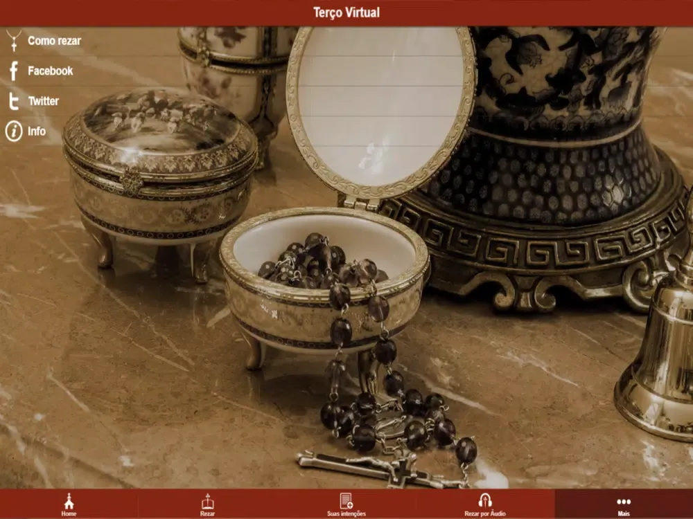Terço Virtual Arautos iPad  Screenshots