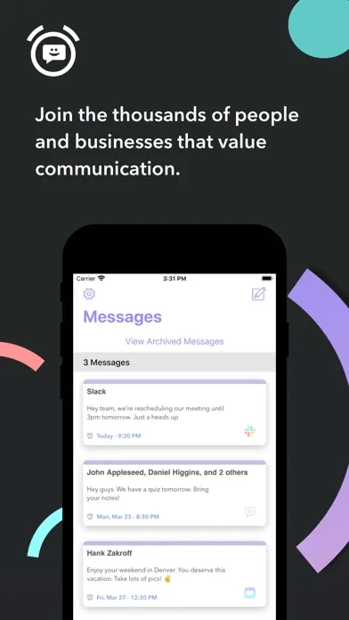 ภาพหน้าจอของ Moxy Messenger