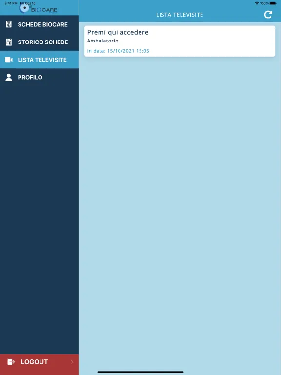 eViSuS BioCare iPad  Screenshots