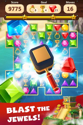 Capturas de tela do Jewels Planet - Match 3 Puzzle