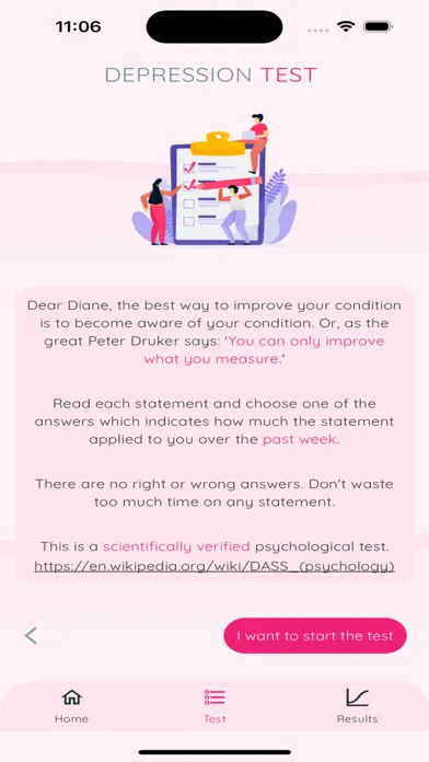 Depression Test - Quick Test سکرین شاٹس