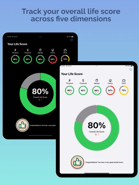 LifeDash - Transform your Life iPad 应用截图
