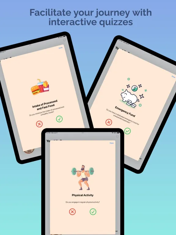 LifeDash - Transform your Life iPad 应用截图