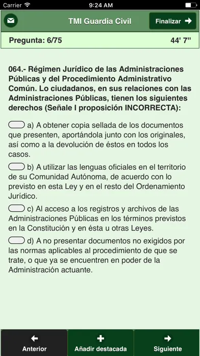 Guardia Civil Test Me In應用截圖