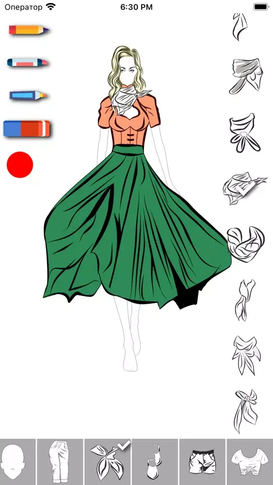 Capturas de tela do Fashion Design Dress up Sketch