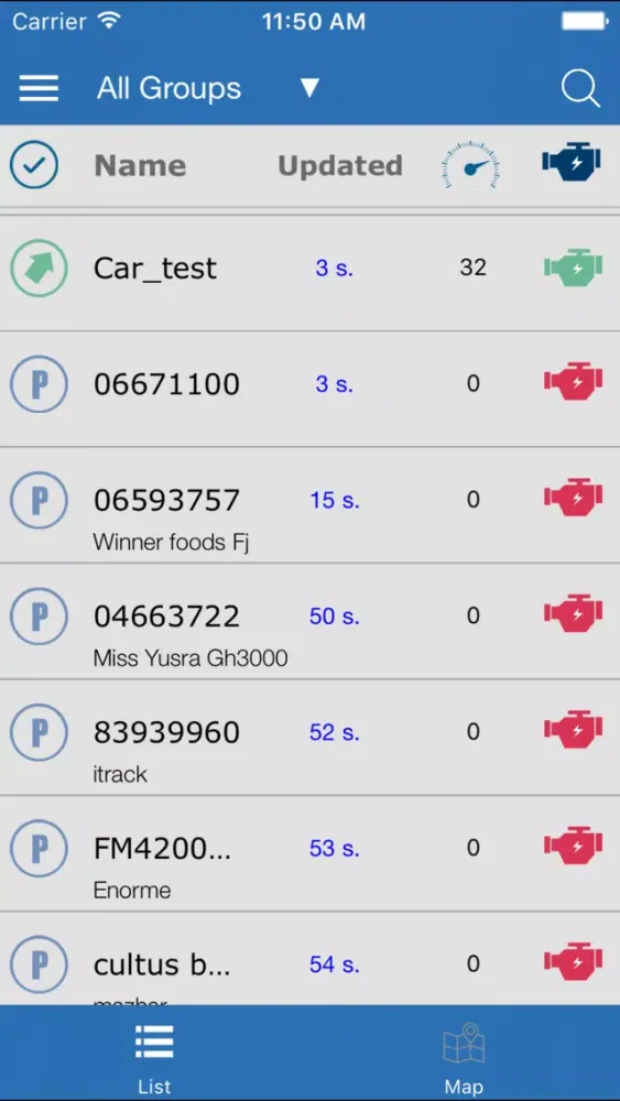 TAVL Mobile App Screenshots