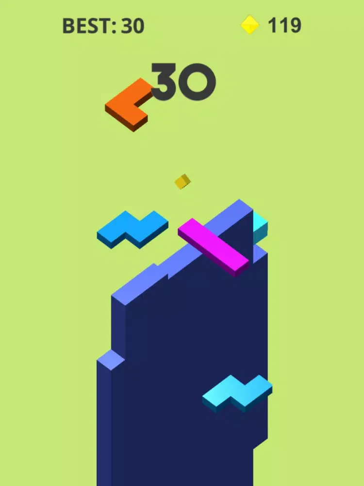 Ảnh chụp màn hình của Tetromino Rush iPad 