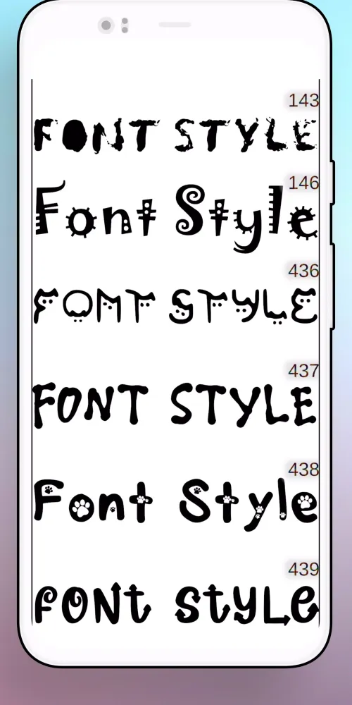 Screenshot di Fonts - Logo Maker