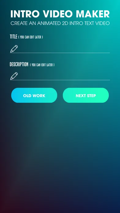 Tangkapan layar Intro Video Maker