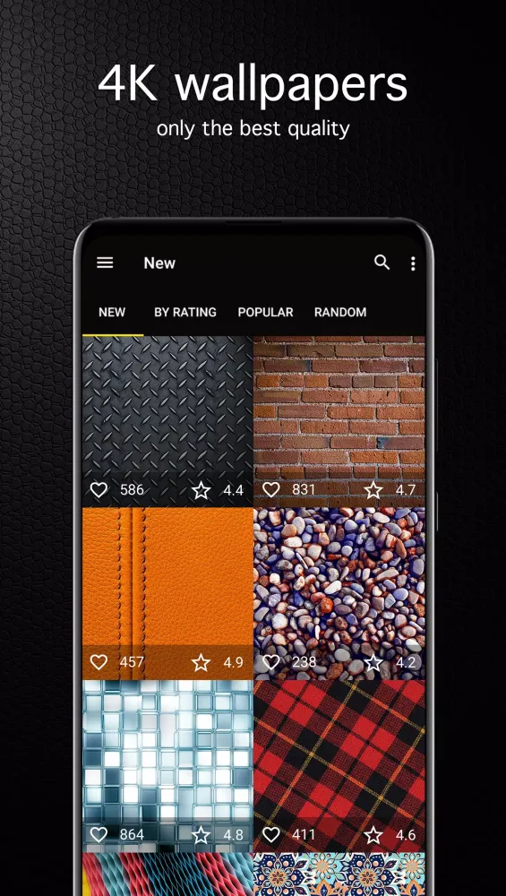Capturas de pantalla de Texture Wallpapers 4K