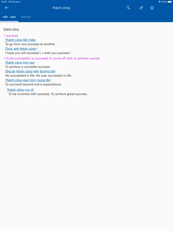 Dich tieng Anh - Dich hinh anh iPad 应用截图