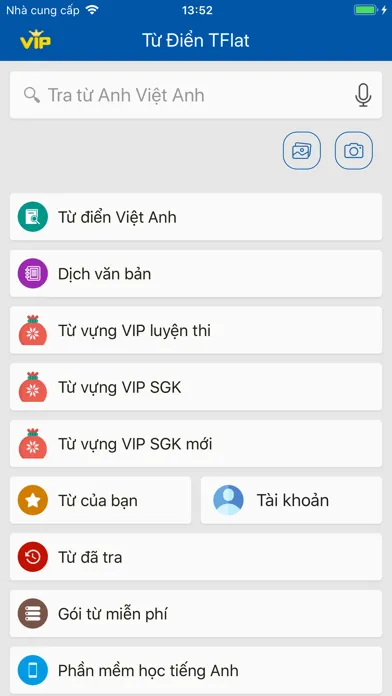 Dich tieng Anh - Dich hinh anh应用截图