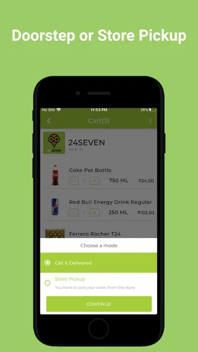 ภาพหน้าจอของ 24SEVEN App