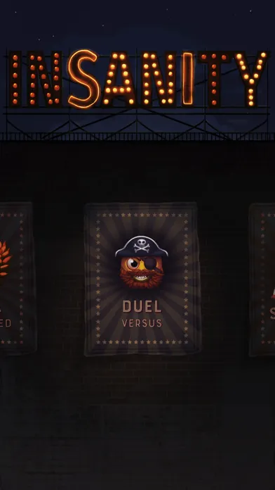Capturas de tela do Insanity!