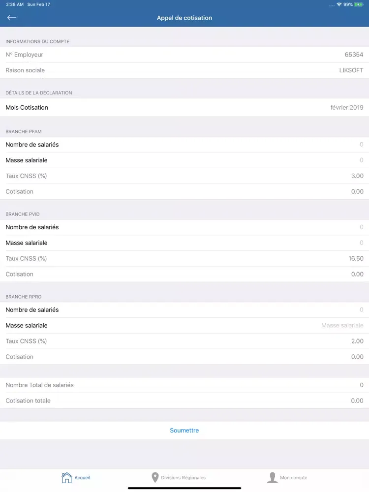 CNSS TOGO iPad  स्क्रीनशॉट