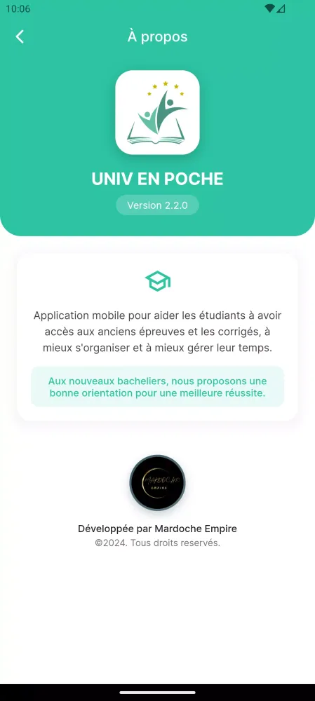 UNIV EN POCHE Ekran Görüntüleri