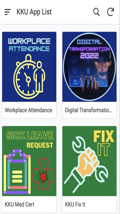 KKU App List應用截圖
