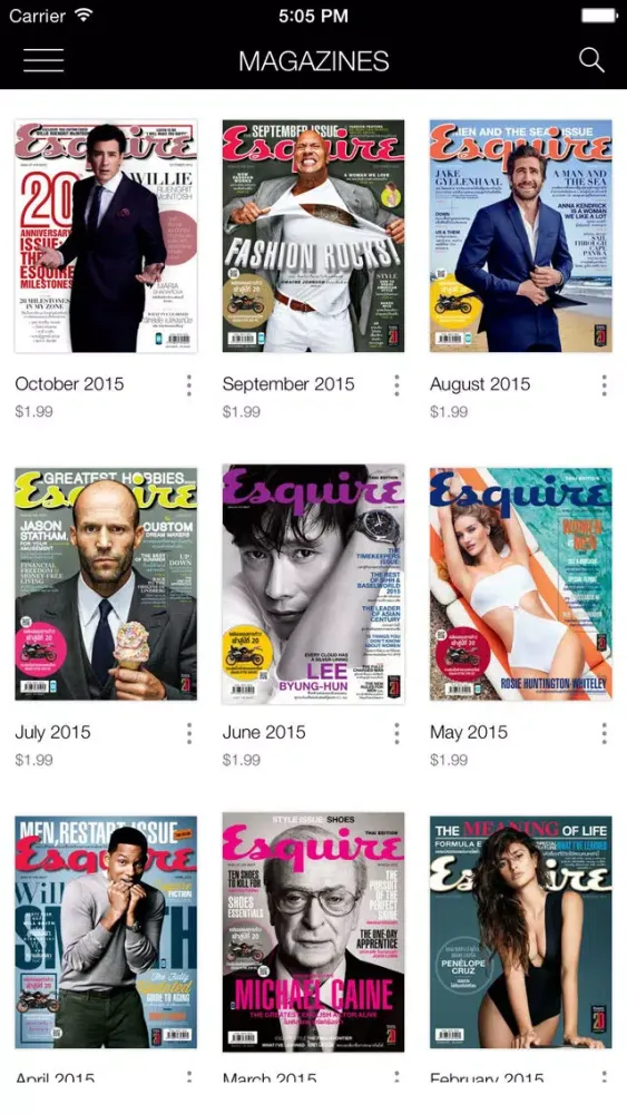 Esquire Thailand سکرین شاٹس