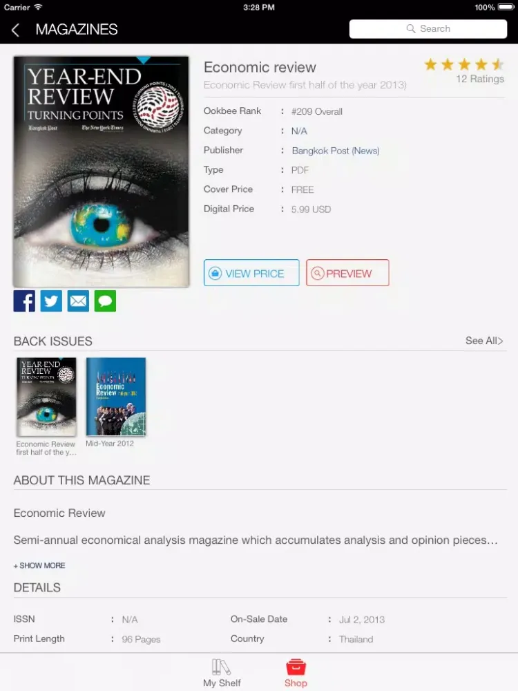 صور Economic Review by Bangkok Post iPad 