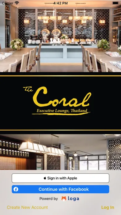 Tangkapan skrin Coral Card
