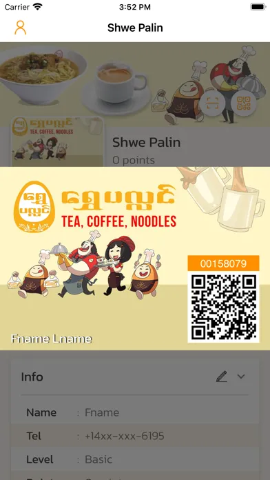 Zrzuty ekranu Shwe Palin