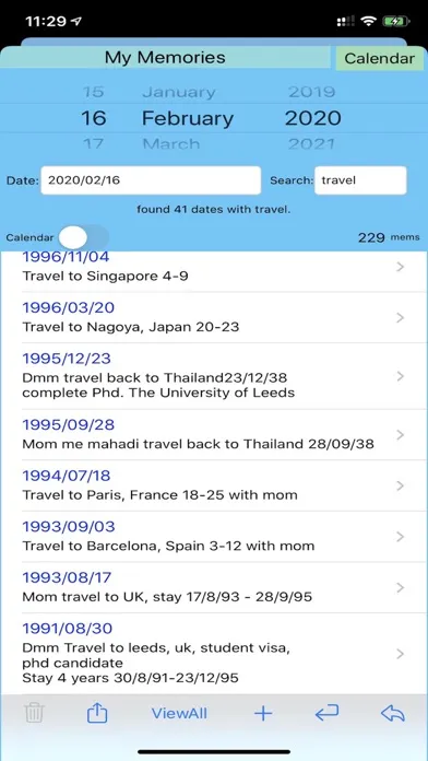 Zrzuty ekranu LogBooks Diary Todo Notes