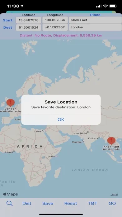 Distance Routes Navigation Ekran Görüntüleri
