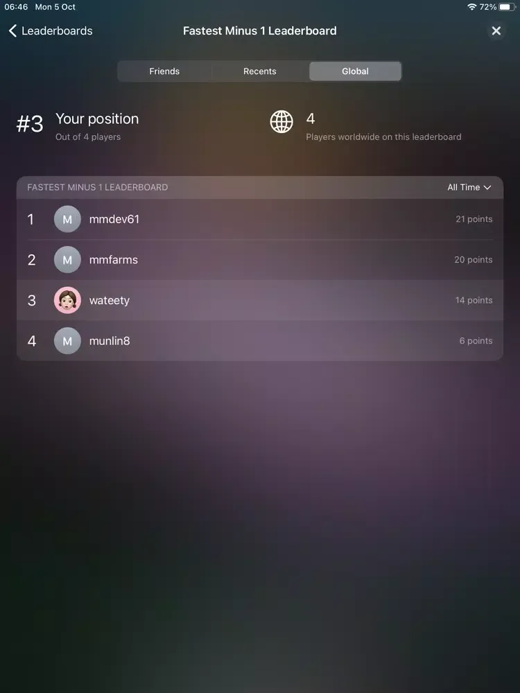 Minus by One iPad 應用截圖