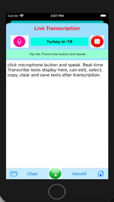 Capturas de tela do Speech to Text to Speech