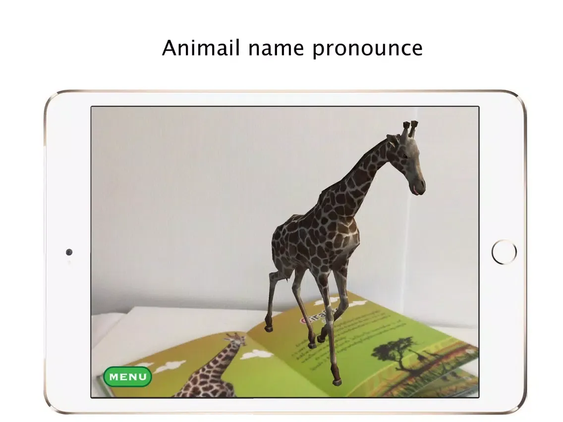 Wild Animals AR Book iPad  سکرین شاٹس