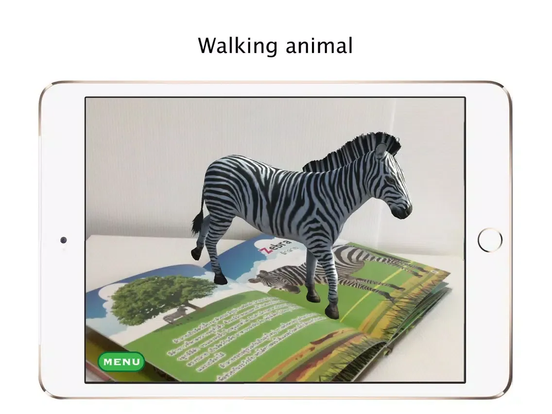 Wild Animals AR Book iPad  سکرین شاٹس