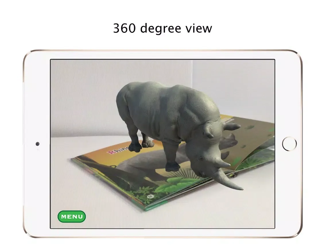 Wild Animals AR Book iPad  سکرین شاٹس