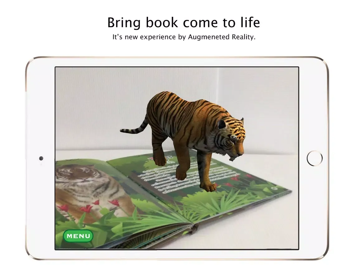 Wild Animals AR Book iPad  سکرین شاٹس