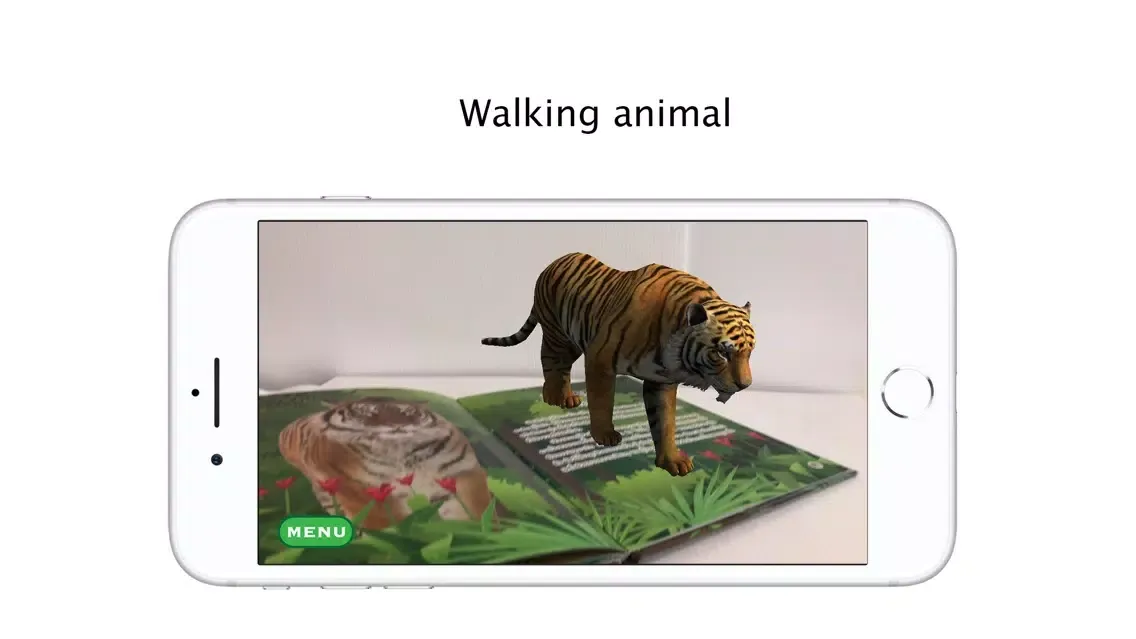 Wild Animals AR Book سکرین شاٹس