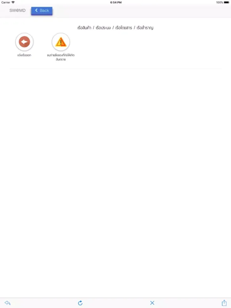 SW@MD iPad  سکرین شاٹس