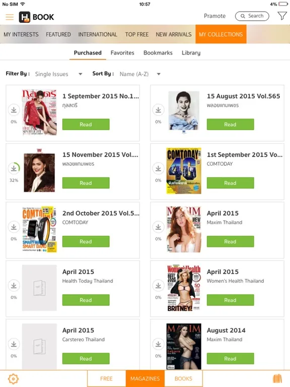 H Book อ่านง่ายได้ทุกที่ อ่านฟรีก่อนโหลด iPad  স্ক্রিনশট