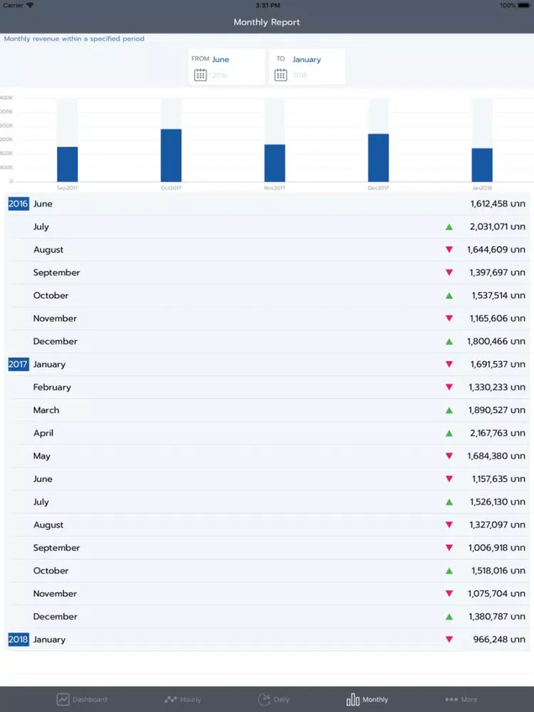 iReport by iOrder iPad  Screenshots