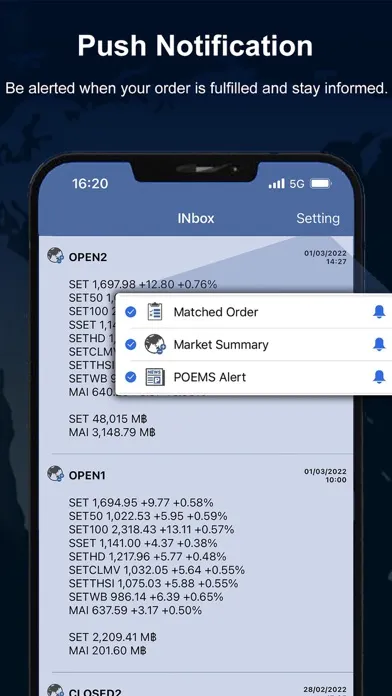 Zrzuty ekranu POEMS Mobile