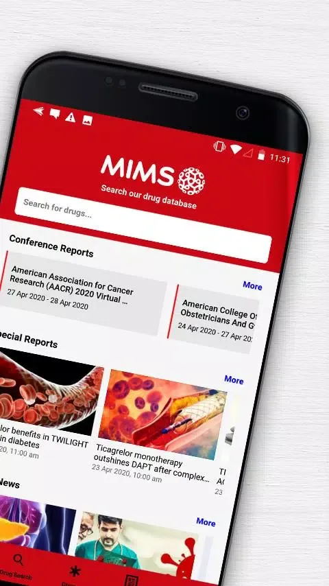 Screenshot di MIMS